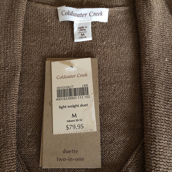 Coldwater Creek lightweight sweater set - Picture 3 of 3